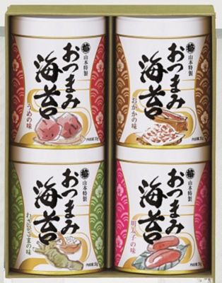 ＜三越伊勢丹/公式＞ 山本海苔店/ヤマモトノリテン おつまみ海苔4缶詰合せ 調理済み前菜、付け合わせ【三越伊勢丹/公式】