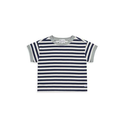 BeneBene (Baby&Kids)/ベネベネ Ｍｅｌｌｏｗ　Ｈａｌｆ　Ｓｔｒｉｐｅ　Ｔ
