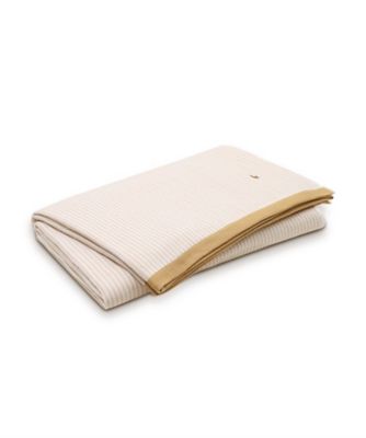 ＜RALPH LAUREN HOME＞タオルケット　オックスストライプガーゼ　タン