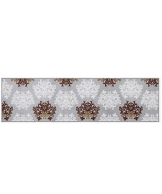 ロングマット　ダークグレー（約５０×１８０ｃｍ）