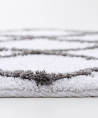 コットンマット　バイアス柄　　［ＲＴ－１８０４０］　５０×８０ｃｍ