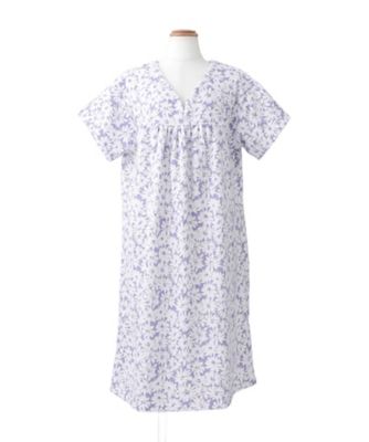 【SALE】三越伊勢丹オンラインストア 25SS タオルドレス Vローブ フロルブランカ フロルブランカ パープル ルームウェア【三越伊勢丹/公式】