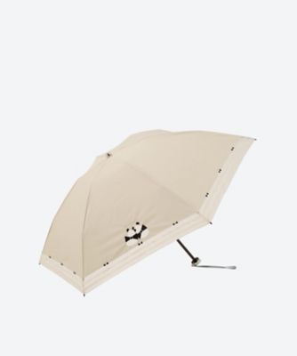 婦人晴雨兼用折りたたみパラソル　パンダ柄カットワーク　１ＡＮ　２７７０３