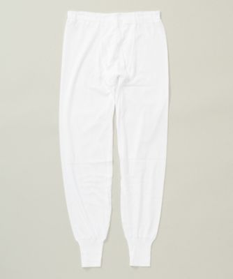 ＜LANVIN COLLECTION (Men)＞スムース生地　ズボン下（フルレングス）