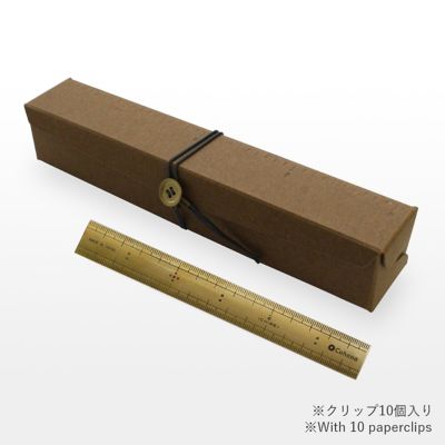 Cohana/コハナ トレイになる筒箱と真鍮の竹尺セット