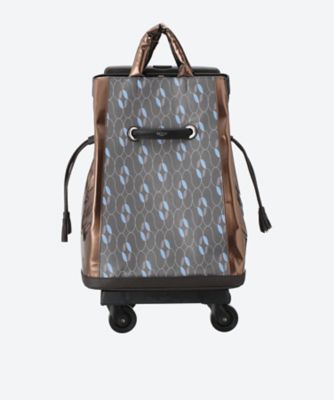 SENSE SWANY/センス スワニー SS018 2輪ストッパー付き波柄ナイロン×ポリメタリックコンビネーショントート ミラボー【三越伊勢丹/公式】