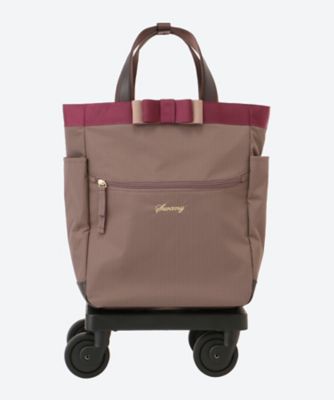 ＜SWANY＞Ｄ―６４０　４輪ストッパー　７５ｍｍキャスター　カジュアルトート型バッグ　ルバンド