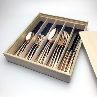 ＜フォーカスピンクゴールド＞ディナー１５ＰＣセット（木箱）