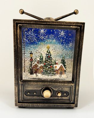 ＜APJクリスマス＞【クリスマスおまとめ】ＬＥＤリキッド／テレビ／ウィンターシーン　オルゴール付