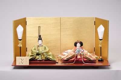 ＜清水久遊＞【送料無料】【三越カタログＮｏ．８】久遊作　衣裳着親王飾りセット