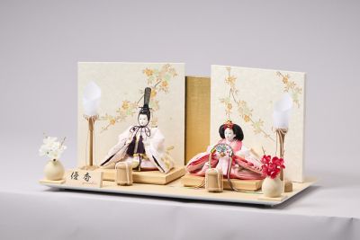 送料無料】【三越カタログNo．11】優香作 衣裳着親王飾りセット