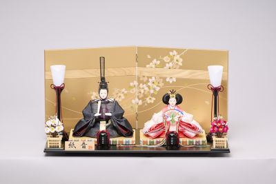 ＜恵翠＞【送料無料】【三越カタログＮｏ．１２】恵翠　衣裳着親王飾りセット