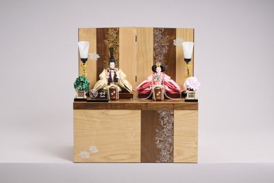 ＜優香＞【送料無料】【三越カタログＮｏ．１５】優香作　衣裳着親王収納飾りセット