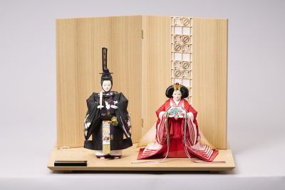 ＜優香＞【送料無料】【三越カタログＮｏ．２２】優香作　衣裳着立雛飾りセット