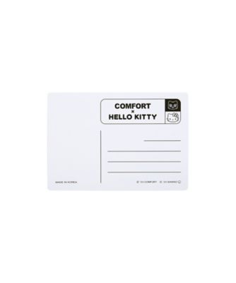 ＣＯＭＦＯＲＴ　ｘ　ハローキティ　Ｌｅｎｔｉｃｕｌａｒ　ｐｏｓｔｃａｒｄ