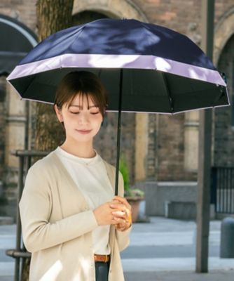 芦屋ロサブラン♡ コンビ2段折りたたみ (曲がり手元) 日傘 2段折り コンビ 曲がり竹手元 | 芦屋ロサブラン
