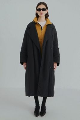 ＜CLANE (Women)＞ＣＯＬＯＲ　ＤＯＷＮ　ＣＨＥＳＴＥＲ　ＣＯＡＴ　１７１０１－００６２