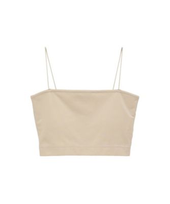 ＜CLANE (Women)＞ＴＨＩＮ　ＣＯＲＤ　ＢＡＮＤＥＡＵ　ＴＯＰＳ　１９１０５－１０９２