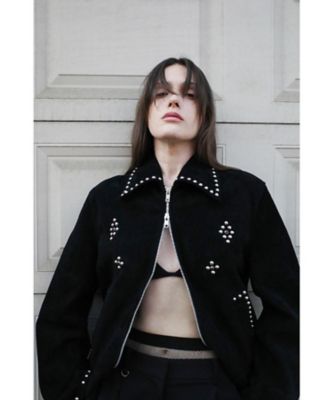 ＜CLANE (Women)＞ＳＵＥＤＥ　ＳＴＵＤＳ　ＢＬＯＵＳＯＮ　１９１０３ー０４１２