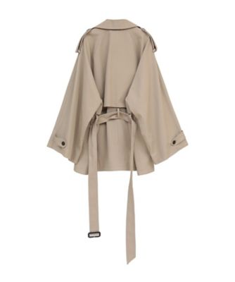 OVER SHORT TRENCH COAT 10101ー0023