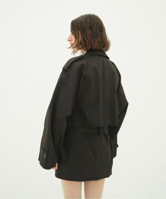 OVER SHORT TRENCH COAT 10101ー0023
