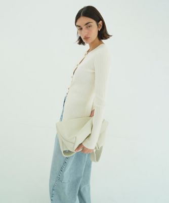 SEE-THROUGH LINE KNIT TOPS❤︎サイズ1 ASYMMETRY WIDE SHORT KNIT TOPS