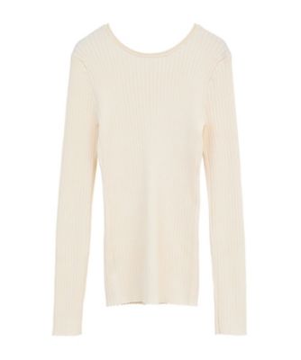 W FACE GOLD BUTTON KNIT TOPS 10106ー