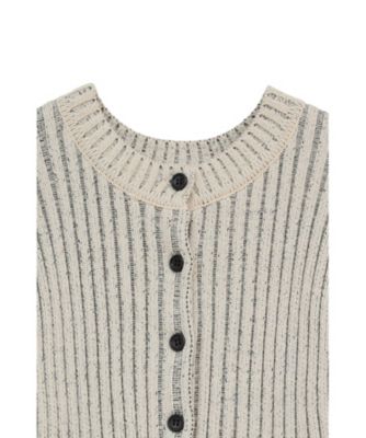 W FACE SHORT FRILLED KNIT TOPS 10106