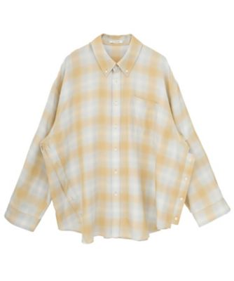 2WAY OVER OMBRE CHECK SHIRTS 10122ー
