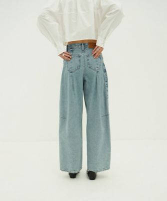 COCOON BULKY DENIM PANTS 10111ー7043