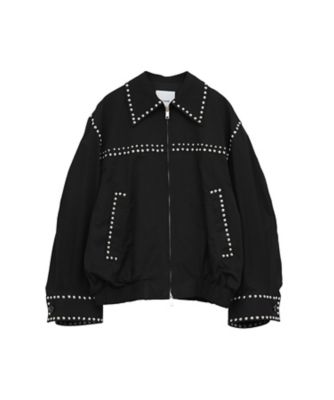 W COLOR STUDDED DRIZZLER JACKET ベージュ W COLOR STUDDED DRIZZLER JACKET｜OUTER(アウター)｜CLANE OFFICIAL