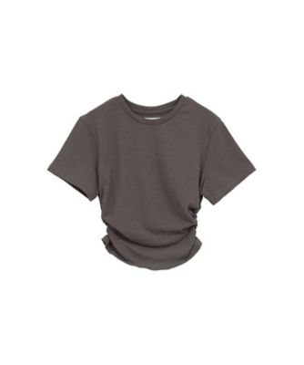 SHIRRED HEM COMPACT TOPS 10105ー1063