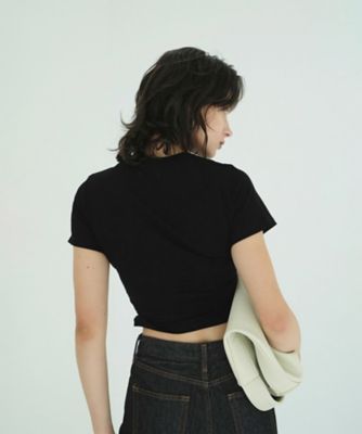 SHIRRED HEM COMPACT TOPS 10105ー1063