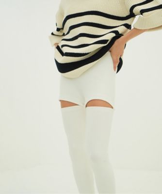 ＜CLANE (Women)＞ＳＨＯＲＴＳ　ＳＥＴ　ＫＮＩＴ　ＴＲＥＮＫＡ　１０１１０ー７１２３