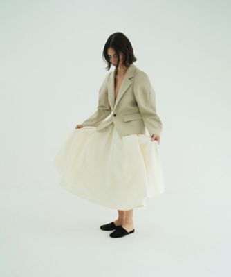 VOLUME FLARE SKIRT 10109ー6043 | CLANE