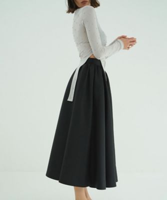 VOLUME FLARE SKIRT 10109ー6043 | CLANE