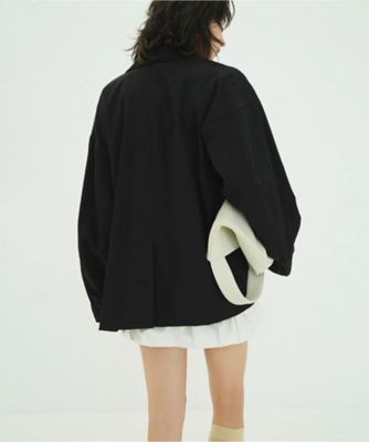 WOOL NYLON SINGLE JACKET 10103ー0433