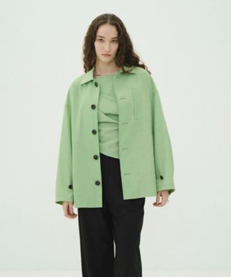 専用新品　Slopeslow カウチンジャケット　XS　ミントグリーン WOOL NYLON SINGLE JACKET 10103ー0433