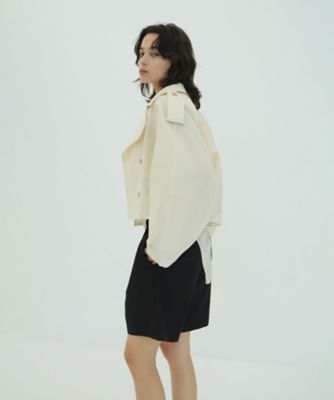 SHEER SHORT TRENCH JACKET 10104ー