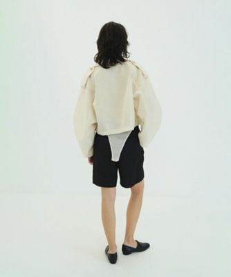 SHEER SHORT TRENCH JACKET 10104ー