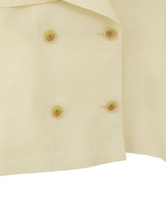 SHEER SHORT TRENCH JACKET 10104ー