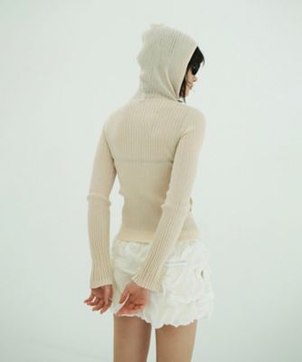 新品 CLANE WOOL RIB HOODED TIGHT TOPS CLANE]WOOL RIB HOODED TIGHT TOPS/GRAY(19105-1152) – R&Co.