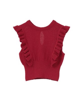 【極美品】クラネ 3D RIB KNIT TOPS 大人気 完売品 近年モデル FRILL SLEEVE KNIT TOPS 10106ー2173