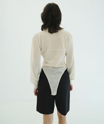 【CLANE(クラネ)】SKIPPER KNIT BODYSUITS_IVORY SKIPPER KNIT BODYSUITS｜TOPS(トップス)｜CLANE OFFICIAL ONLINE STORE