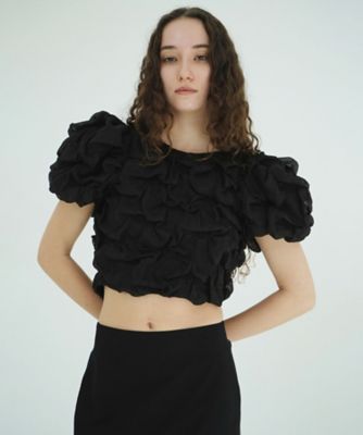 W FACE CLOUD PUFF SLEEVE TOPS 10122ー
