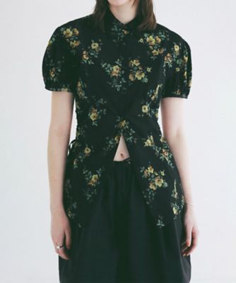 FLOWER SIDE HOLE SHIRTS 10122ー4123