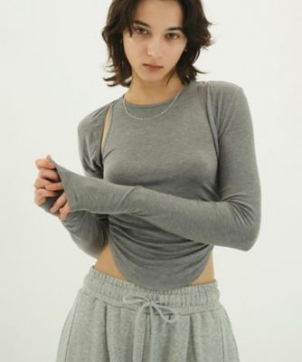 ＜CLANE (Women)＞ＭＡＮＹ　ＣＯＮＶＥＲＴＩＢＬＥ　ＣＵＴ　ＴＯＰＳ１０１０５ー１１０３