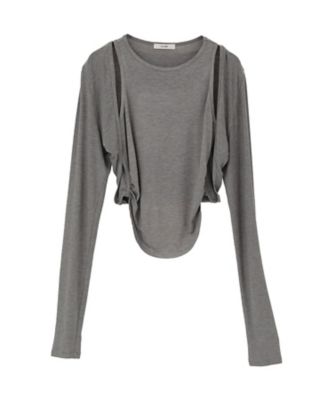 トップス Mikan CLANE MANY CONVERTIBLE CUT TOPS MANY CONVERTIBLE CUT TOPS10105ー