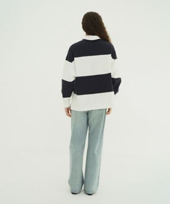 DEEP NECK WIDE RUGBY SHIRTS 10105ー
