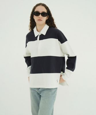 DEEP NECK WIDE RUGBY SHIRTS 10105ー